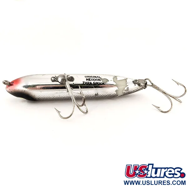 Heddon Zara Spook Oppervlakkunstaas, Zilver, 17g, Vintage, #13037