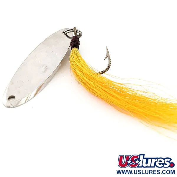 Acme Kastmaster Lepel, Nikkel, 21g, Gele Bucktail, #13039