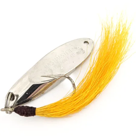 Acme Kastmaster Lepel, Nikkel, 21g, Gele Bucktail, #13039