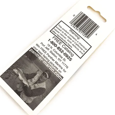 Panther Martin 2 Spinner, 2.5g, Verzilverd Blad, #13063