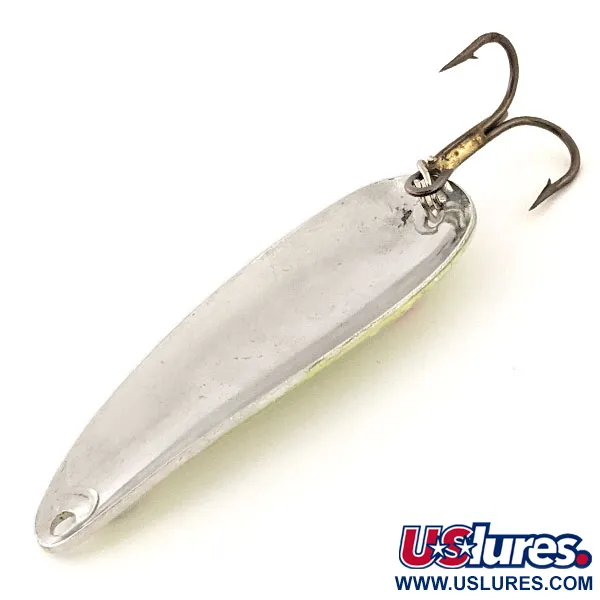 Wahoo Class Tackle Lepel, Zilver Chartreuse, 9g, Schubben, #13064