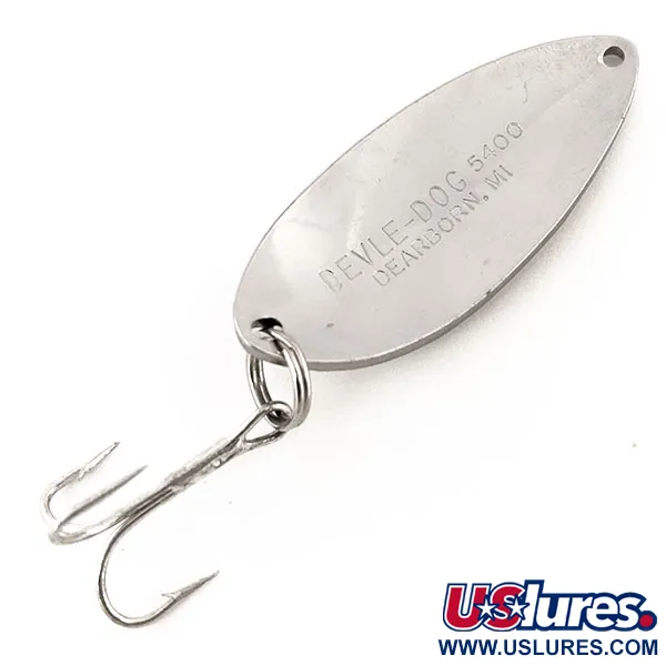 Eppinger Dardevle Devle Dog 5400 Lepel, Gehamerd nikkel, 16g, #13067