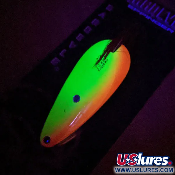 Eppinger Weedless Dardevle Imp UV Lepel, Geel/Oranje/Nikkel, 11g, #13088