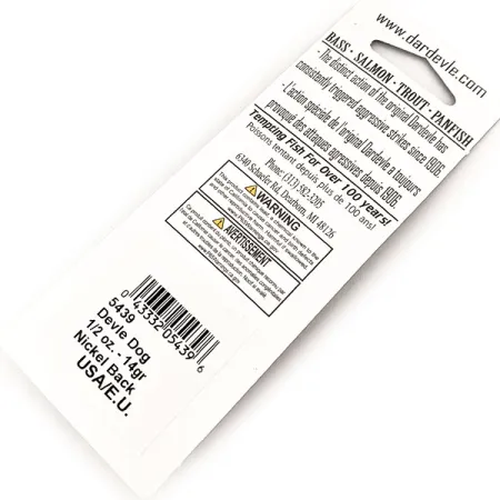 Eppinger Dardevle Devle Dog UV Lepel, Makreel, 14g, UV, #13091