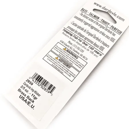 Eppinger Dardevle Imp Klicker Lepel, 59 Black Perch/Koper, #13099