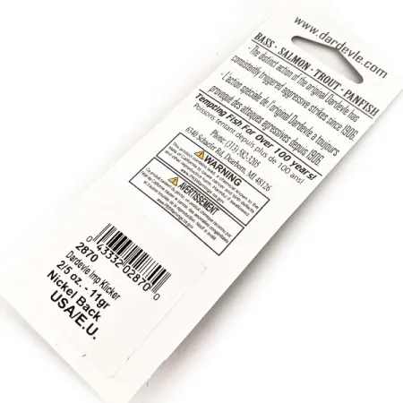 Dardevle Imp Klicker UV Lepel, Electric Lime, 11g, #24533