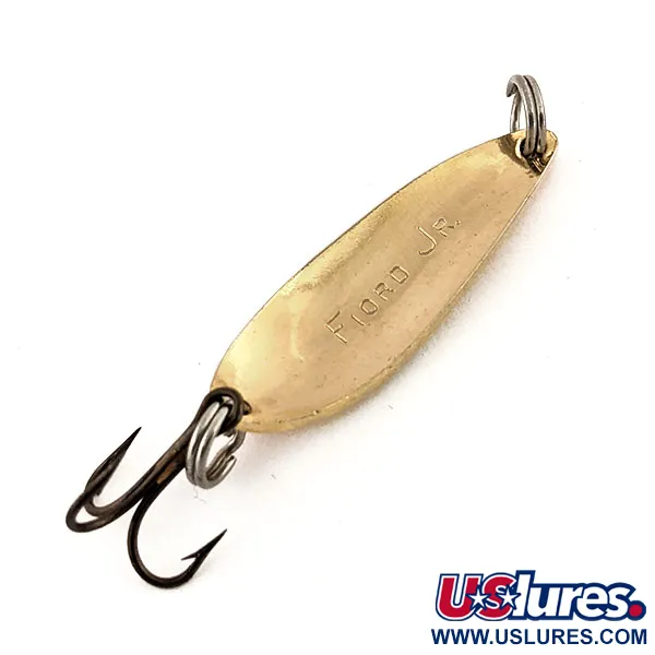 Lepel Acme Fiord Spoon Jr, Goud/Oranje, 3,4g, Vintage, #13112