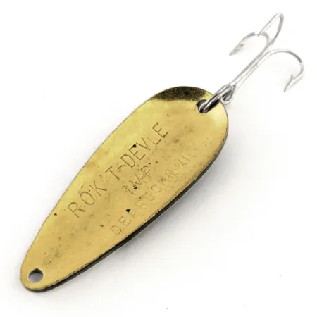 Dardevle Rok't Imp Lepel, Zwart/Wit/Messing, 21g, Vintage, #13136