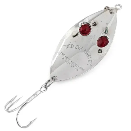 Hofschneider Red Eye Wiggler Lepel, Nikkel / Rood, 25g, #13153