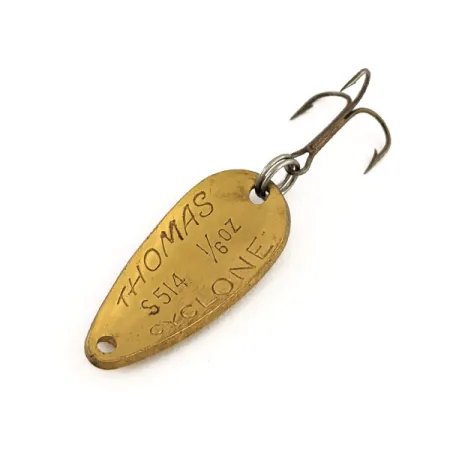 Thomas Cyclone Lepel, Gehamerd messing, 4,3g, Vintage, #13155