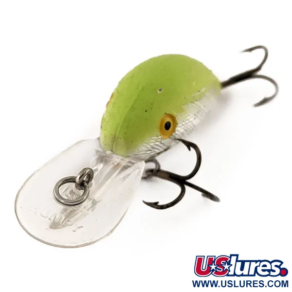 Rebel Deep Humpy Dieploper, Chartreuse/Zilver, 10g, Ratel, #13169