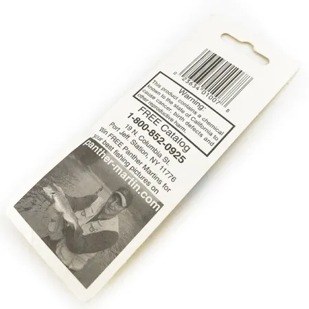 Panther Martin 2 Spinner, Geel, 2,5g, In-line blad, #13192