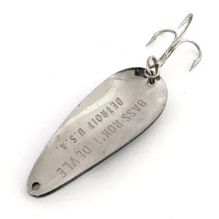 Dardevle Bass Rok't Imp Lepel, Zwart/Wit/Nikkel, 21g, #13197