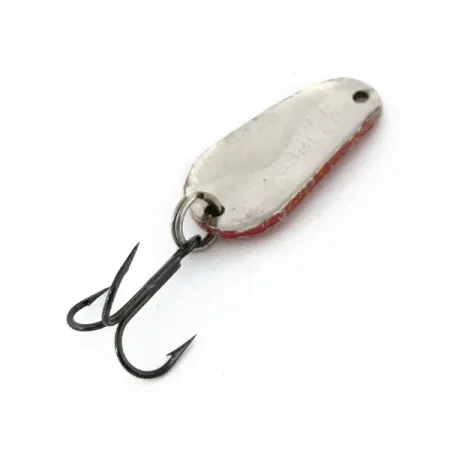 Lucky Strike Banshee Lepel, Rood/Wit/Nikkel, 7g, Vintage, #13209