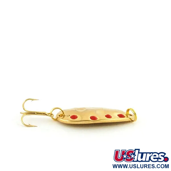 Acme Fish Hawk Lepel, Goud/Rood, 7g, Gehamerd, #13212