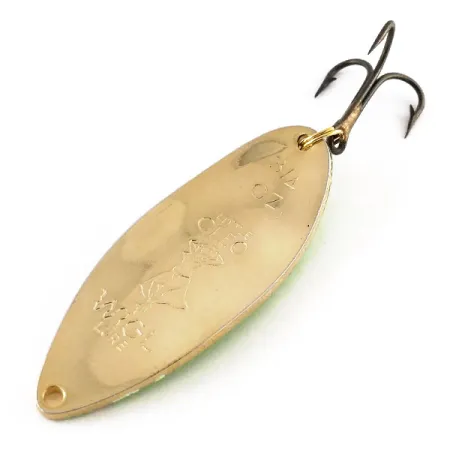 Little Cleo (Hula Girl) Lepel, Goud/Groen, 21g, Seneca-logo, #13241