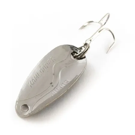 Acme Kamlooper Junior Lepel, Rood / Wit, 7g, gepolijst nikkel, #13254