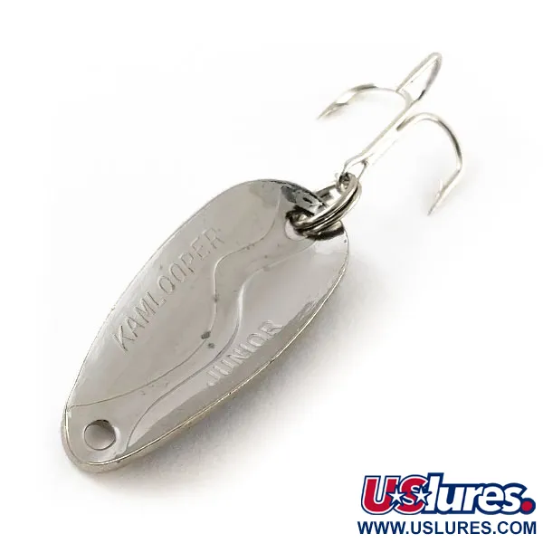 Acme Kamlooper Junior Lepel, Rood / Wit, 7g, gepolijst nikkel, #13254