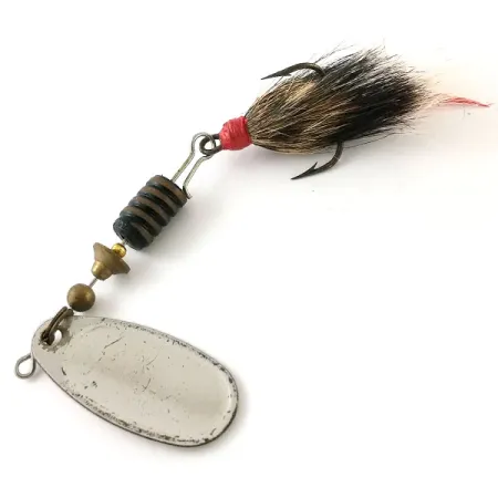 Mepps Comet 3 Dressed Spinner, Zilver, 6,5g, Vintage 1960s, #13278