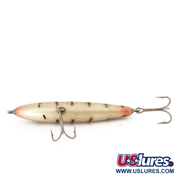 Rogers Hawg Stick, 12g, Pearl Brown Stripe, Topwater Plug #14046