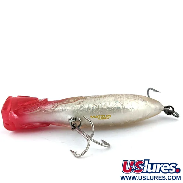 Matzuo Captain Hook, 75g, 15cm, Red Head Silver Flake, Zinkend Kunstaas #16677