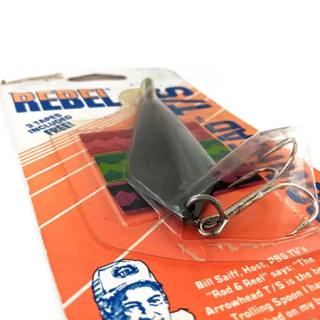 Rebel Arrowhead Trolling lepel, Zwart, 17 g, #24482