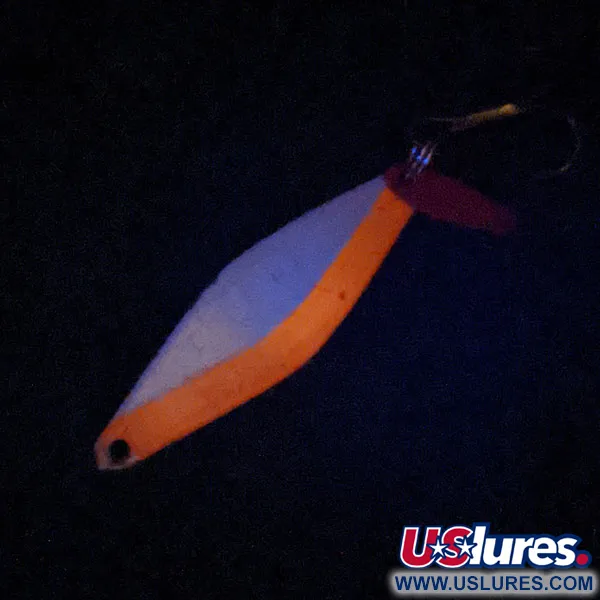 Bay de Noc Do-Jigger UV, 5g, Wit/Oranje, Lepel #15154