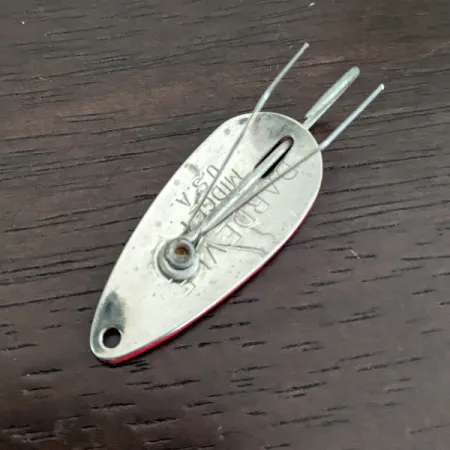 Eppinger Weedless Dardevle Midget, 6g, Wit / Rood / Nikkel, Lepel #16171