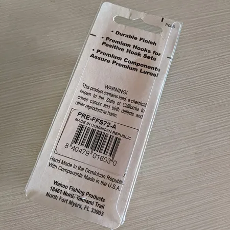 Wahoo Key Largo Swim'n Fin, 7g, Blauw/Zilver/Rood, Lepel #16498