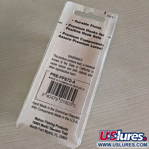 Wahoo Key Largo Swim'n Fin, 7g, Blauw/Zilver/Rood, Lepel #16498