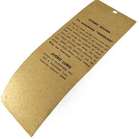 Hydro Lures Hydro Spoon, 11g Groen/Zwart, Oppervlakte Lepel #16752