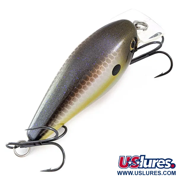 Strike King KVD 1.5 Silent, Olive Shad, 12g, Squarebill Crankbait #16780