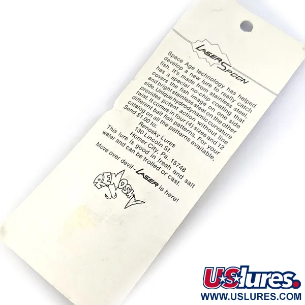 Renosky Laser Spoon, 7g Goud-Zwart, Lepel #20308