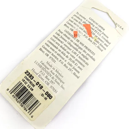 Luhr Jensen Hot Tail, Chartreuse, 3,5g, Spinner #17887