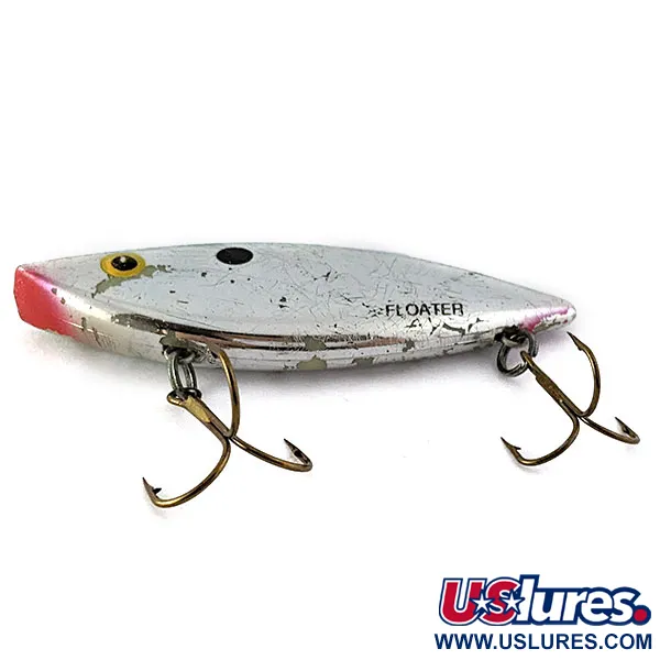 Bill Lewis Rat-L-Trap Floater, Chrome Blue Back, 9g, Drijvende Lipless Crankbait #17062