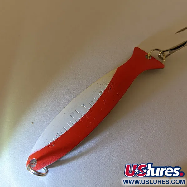 Worth Fly Rod Demon, Wit/Rood/Nikkel, 2,5g, Lepel #17094