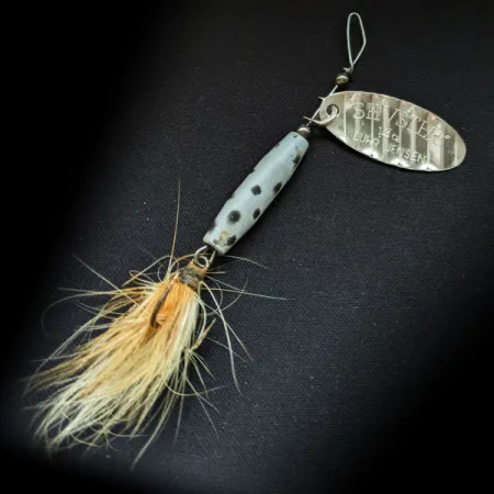 Luhr Jensen Shyster, 7g Nikkel Wit, Spinner #17103