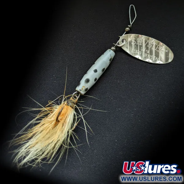 Luhr Jensen Shyster, 7g Nikkel Wit, Spinner #17103