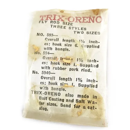 South Bend Trix-Oreno, 2g Zilver, Vliegenhengel-lepel #17393