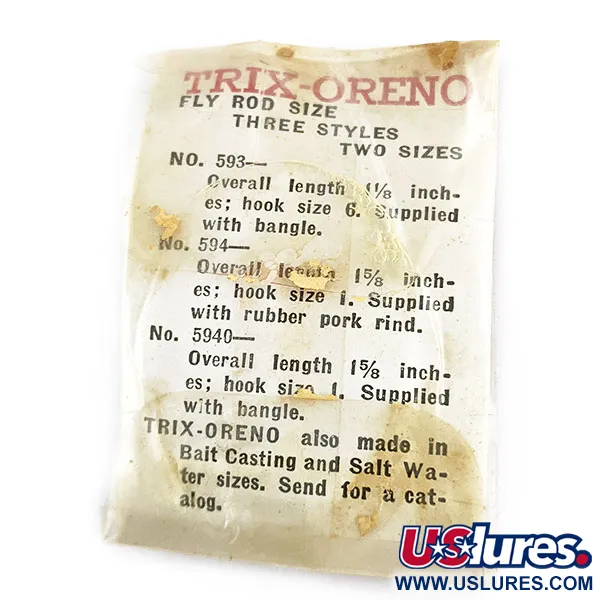 South Bend Trix-Oreno, 2g Zilver, Vliegenhengel-lepel #17393