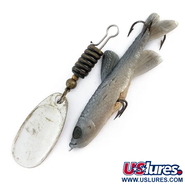 Mepps Comet 2 Mino (70-s), Zilver, 6g, Spinner met visje #17483