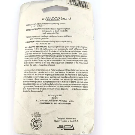 Rebel Arrowhead, 17g Zwart, Lepel #17547