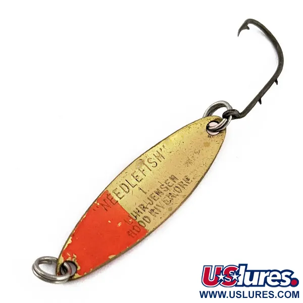 Luhr Jensen Needlefish 1, Goud/Rood, 2g, Lepel #17954