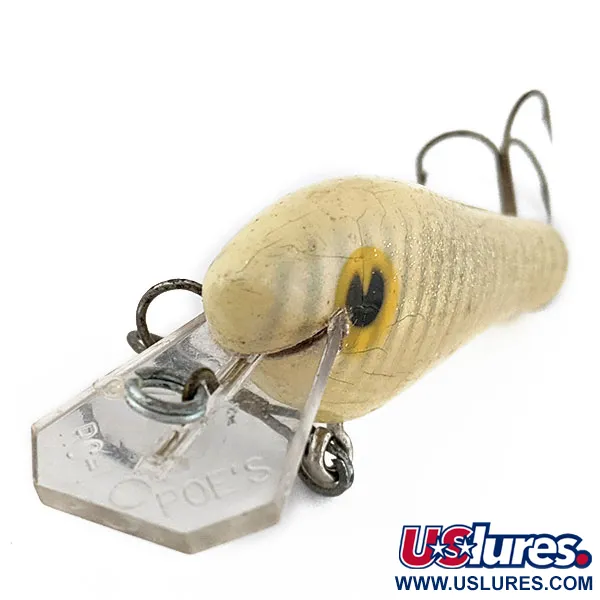 Poe's RC -1, 10g, Crème Glitter, Crankbait #18087