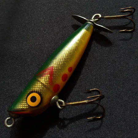 Barracuda Dalton Special, 9g, Goud/Groen, Topwater Kunstaas #18107