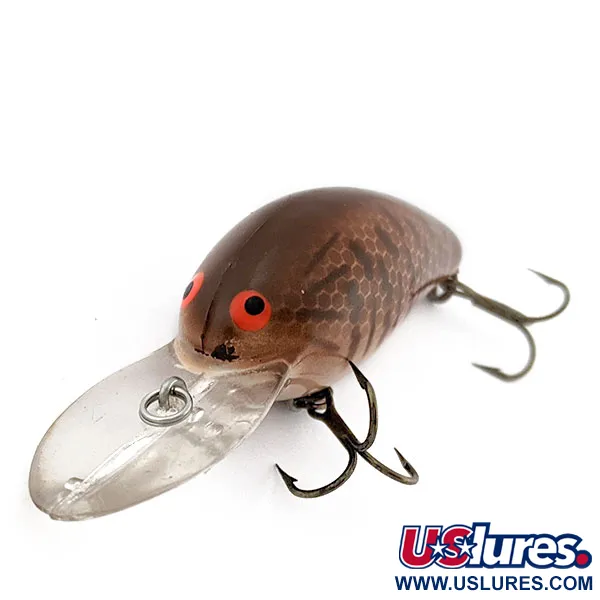 Bomber model 6A, Bruine Rivierkreeft, 11g, Crankbait #18132