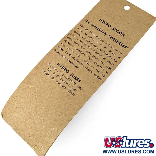 Hydro Lures Hydro Spoon, 11g zwart/groen, Oppervlaktelepel #18150