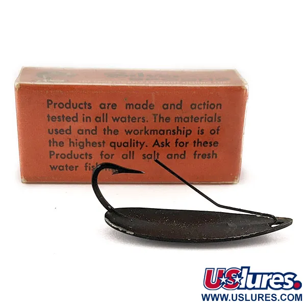 Atlantic Lures Silver Spoon, 7g Matzwart, Lepel #18729