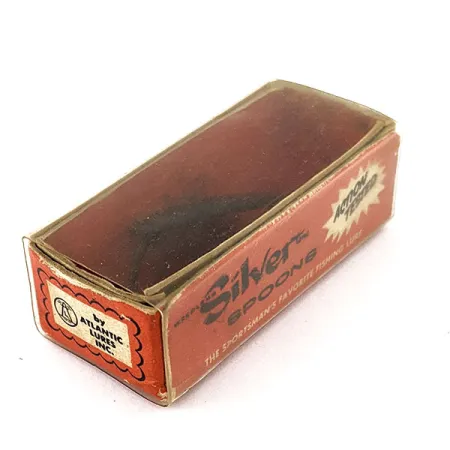 Atlantic Lures Silver Spoon, 7g Matzwart, Lepel #18729