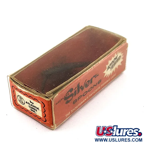 Atlantic Lures Silver Spoon, 7g Matzwart, Lepel #18729